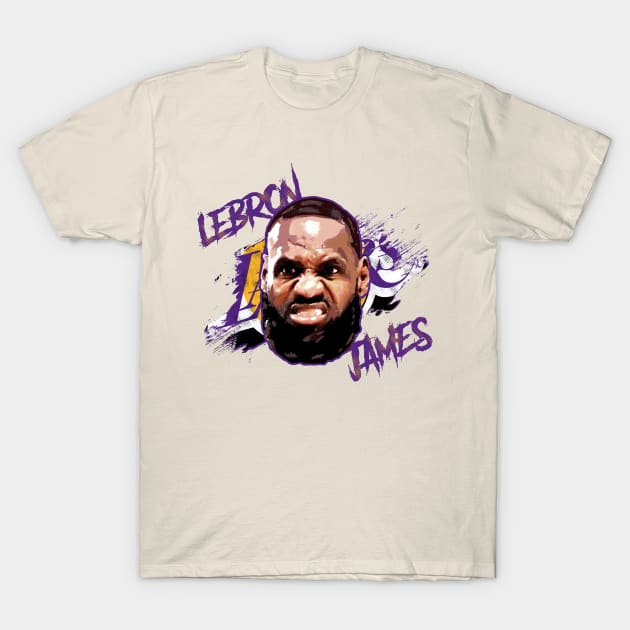 LEBRON KING JAMES T-Shirt by Tee Trends